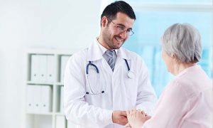 The doctor explains the possible treatment for acid reflux.